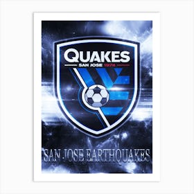 San Jose Earthquakes 2 Art Print