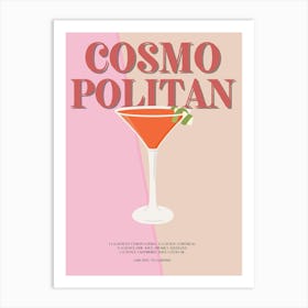 Cosmopolitan Red Art Print