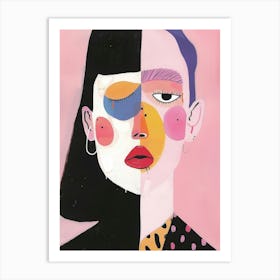 Portrait Of A Woman 370 Art Print