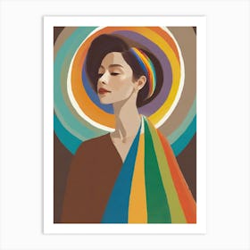 Rainbow Woman 3 Art Print