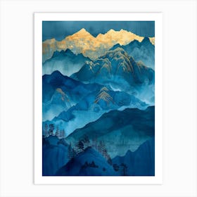 Chinese Mountains 10 Art Print