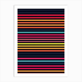 Striped Background 1 Art Print