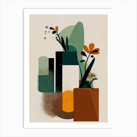 Geometric Vases Art Print