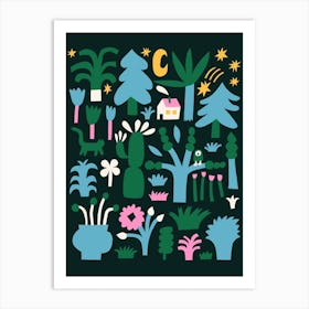 Magic Garden Art Print