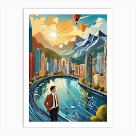 Cityscape Art Print