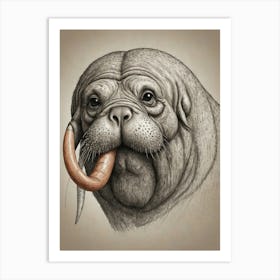 Walrus 2 Art Print