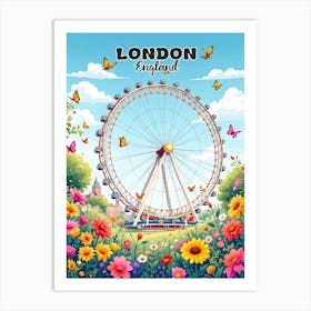 London Vintage Art V 01 Art Print