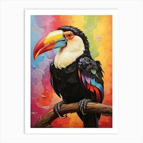 Rainbow Toucan Art Print 2 Art Print