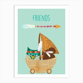 Friends Nursery Art Print