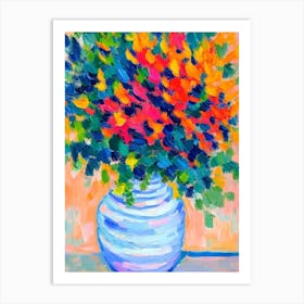 Bouquet Still Life Matisse Inspired Flower Art Print