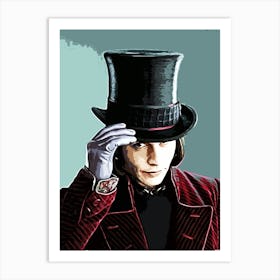 willy wonka movie 1 Art Print