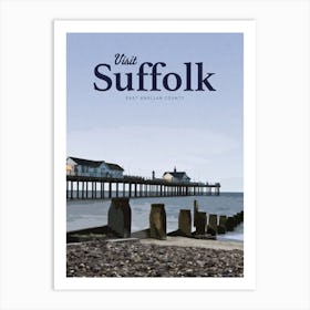 Visit Suffolk Art Print