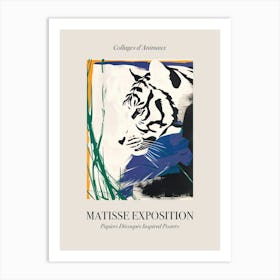 Tiger 2 Matisse Inspired Exposition Animals Poster Art Print