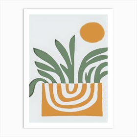 Plant In A Pot 11 Art Print