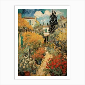 'Garden Of Flowers' art print Art Print