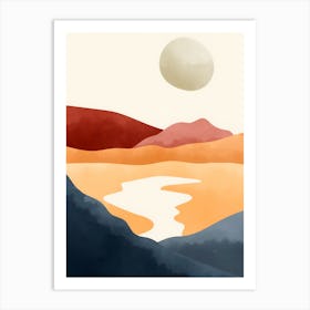 Abstract Landscape Painting 3 Art Print