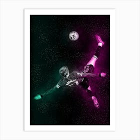 Alejandro Garnacho Bicycle Kick Art Print