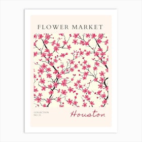 Houston Flower Market 1 Art Print