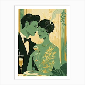 Sexy Couple Art Print