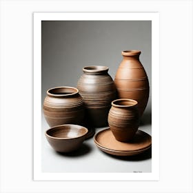 Pots And Bowls Art Print