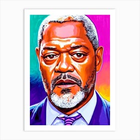 Laurence Fishburne Pop Movies Art Movies Art Print