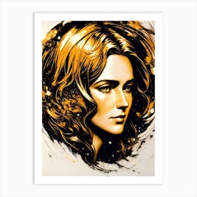 Portrait Of A Woman 1 Art Print