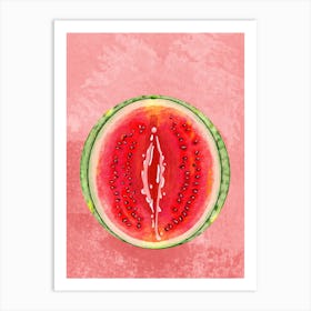 Watermelon Love Art Print