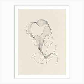 Woman'S Face 2 Art Print