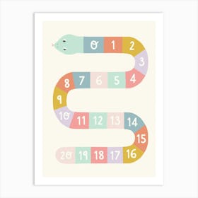 Snakes And Ladders Art Print