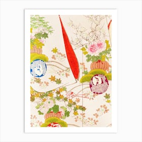 Vintage Kimono Art Print