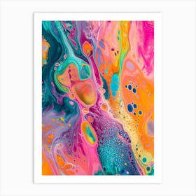 Abstract Texturized Painting Art Print