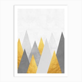 Scandinavian mountains 3 Art Print