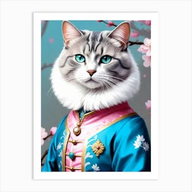 Chinese Cat 1 Art Print