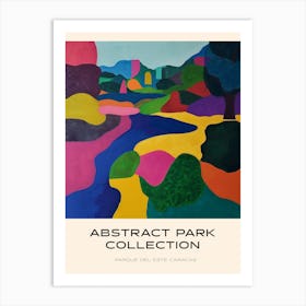 Abstract Park Collection Poster Parque Del Este Caracas Venezuela 2 Art Print