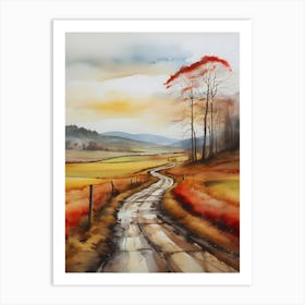 Road To Scotland.1 Art Print