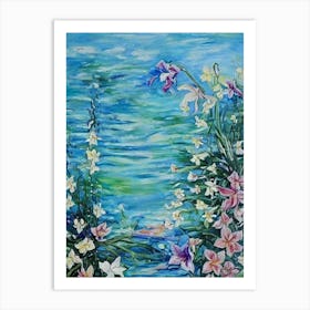 Amaryllis Floral Print Bright Painting Flower Art Print