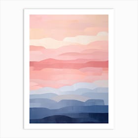 Sunset - Abstract Painting Art Print