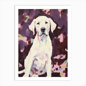 A Great Dane Dog Painting, Impressionist 1 Art Print