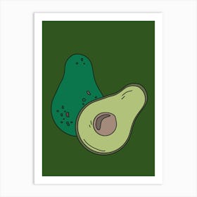 Avocados Art Print