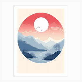 Asian Landscape Art Print