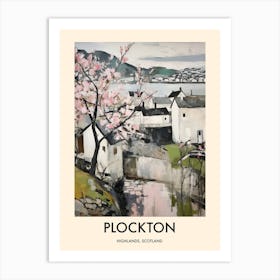 Plockton (Highlands, Scotland) Painting 1 Travel Poster Art Print