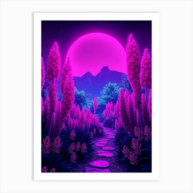 Purple Forest Art Print