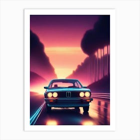 Bmw E30 Art Print