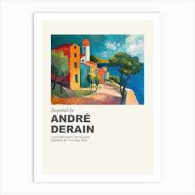 Museum Poster Inspired By Andre Derain 6 Art Print