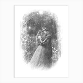 Fairytale Wedding 2 Art Print