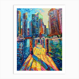 Sydney Cityscape Art Print