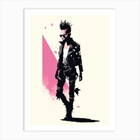 Dynamic Minimalist Impact Art Print