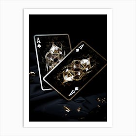 Playing Cards 4 Art Print