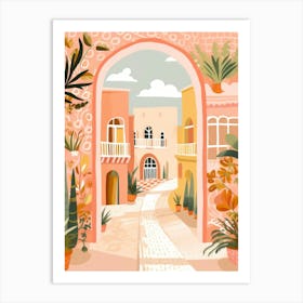 Mediterranean City Art Print