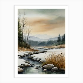 Snowy River 1 Art Print